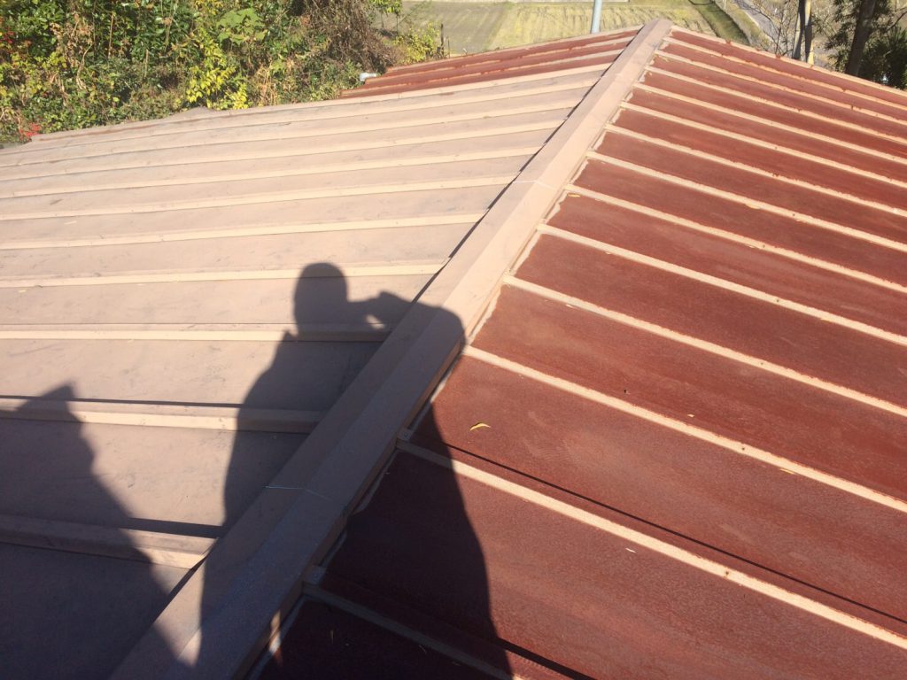 浜松市北区三ヶ日町　屋根塗装　サーモアイSI（遮熱塗料）　施工前