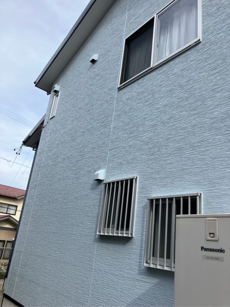 塗装が行われた外壁